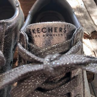 Bellissime Skechers Donna Glitter Oro/Argento n 37