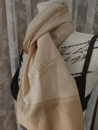 Foulard Guccini Beige e Oro