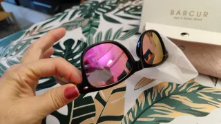 Gafas de sol Barcur rosas y negras