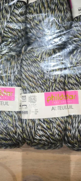 10 Ovillos Phildar AUTEUIL