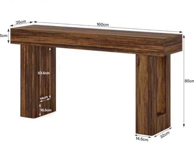 Mesa consola/rectangular madera