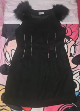Vestido Negro Derek Heart Talla M