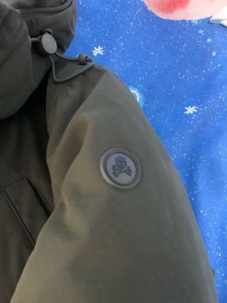 Parka Scalpers niño verde militar