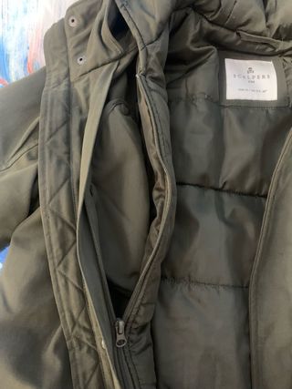 Parka Scalpers niño verde militar