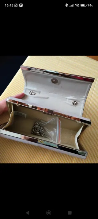 Conjunto Zapatos 38 y Cartera Beige a juego