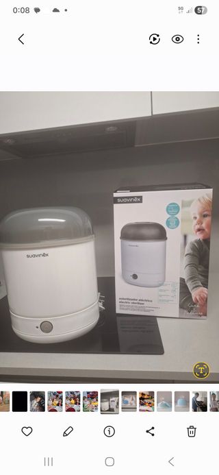 Esterilizador Suavinex Eléctrico