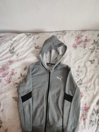 Chaqueta Puma gris niña
