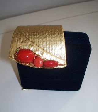 Bracciale donna oro con pietre rosse