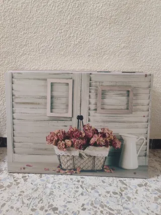 Conjunto de 5 y 2 cuadros.