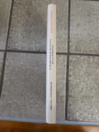 Fundamentos de sociología de la literatura