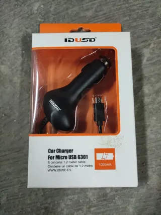 Cargador Coche IDUSD Micro USB 6301