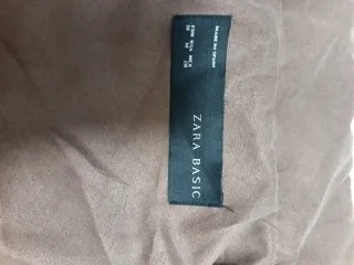 Chaleco pelo beige/marrón talla única