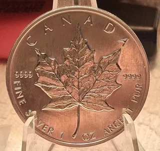 Canada 5 Dollari 1991 Foglia d'Acero