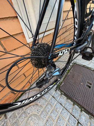 Bicicleta de carretera B'TWIN azul