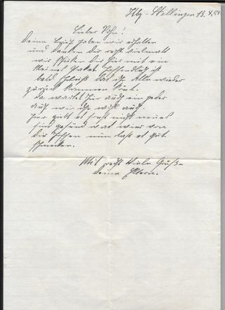 Carta original WWII - Segunda Guerra Mundial