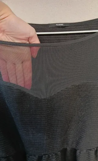 Abito corto per donna, Tezenis, tg S, nero