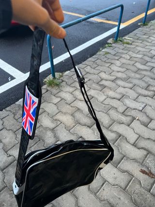 Borsa a tracolla stile London UK Vintage