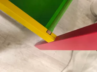 Pizarra Infantil Doble Cara con Papel y Almacenaje