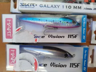 señuelos de pesca SKR y HART