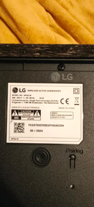 Subwoofer Soundbar LG SQC2