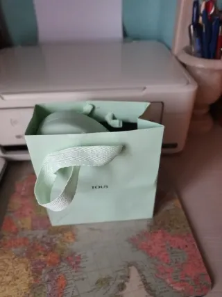 Funda de gafas Tous color verde azulado