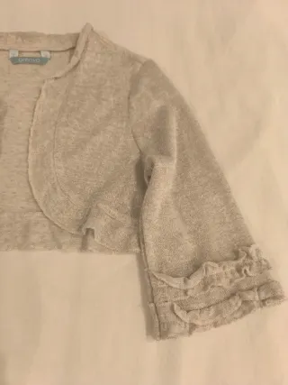 Bolero comunión Amaya, color beige. Talla 10 años