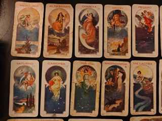 Cromos Serie Astronomía y Mitología Modernistas