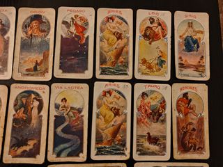 Cromos Serie Astronomía y Mitología Modernistas