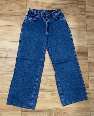 Vaqueros tiro alto rectos