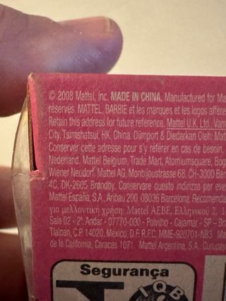 Barbie Pollicina Girasole Mattel 2008