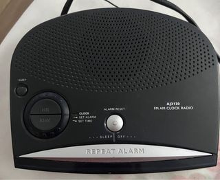 Radio Despertador Philips Negro/Plata