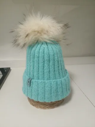 Berretto lana alpaca con pompon
