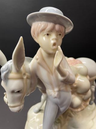 Figura Porceval Joven con burro