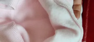 Sudadera rosa bordada Navidad Talla XS