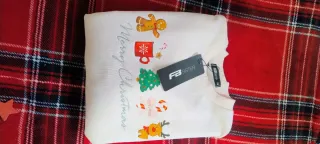 Sudadera rosa bordada Navidad Talla XS