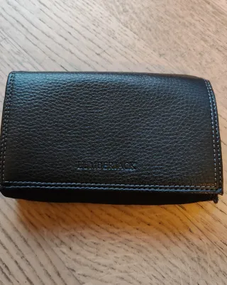 Portafoglio Lumberjack Nero - Pelle e Canvas