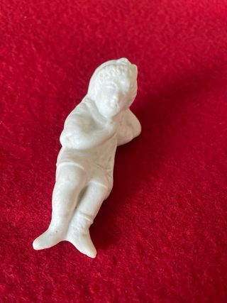 Estatueta vintage anjo branco