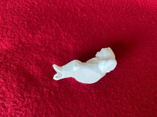 Estatueta vintage anjo branco