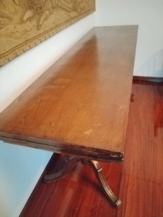 Mesa antigua de madera para 6 personas