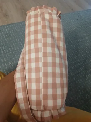 Bolso Walking Mum cuadros rosa