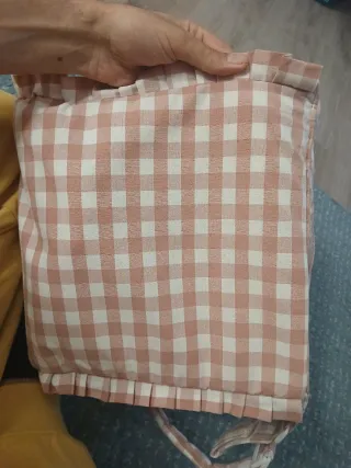 Bolso Walking Mum cuadros rosa