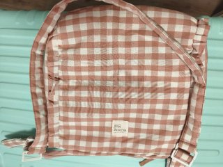 Bolso Walking Mum cuadros rosa