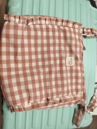 Bolso Walking Mum cuadros rosa
