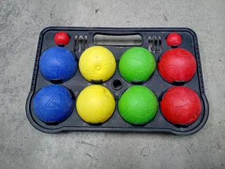 Set Bocce Palline Colorate con Custodia