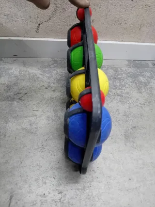 Set Bocce Palline Colorate con Custodia