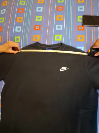 Felpa Nike nera uomo