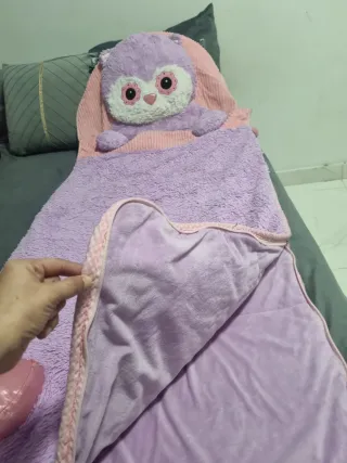 Saco de dormir infantil de peluche