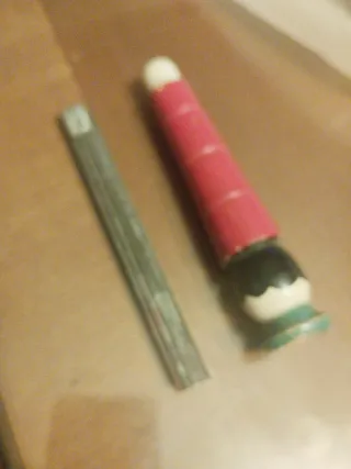 2 Flautas Infantiles Metal y Madera