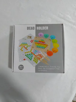 Juego Motricidad Fina Bead Holder