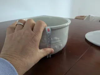 Biscottiera Mulino Bianco in ceramica  bianca